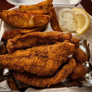 2 piece Catfish filet Combo
